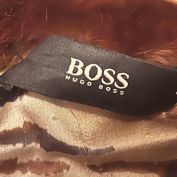 Genuine red Rabbit fur jacket - Picture 7 of 7